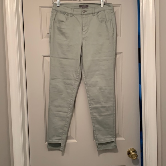 Lisa Rinna Skinny Jeans Mint Green Size 8 NWOT - Picture 1 of 4